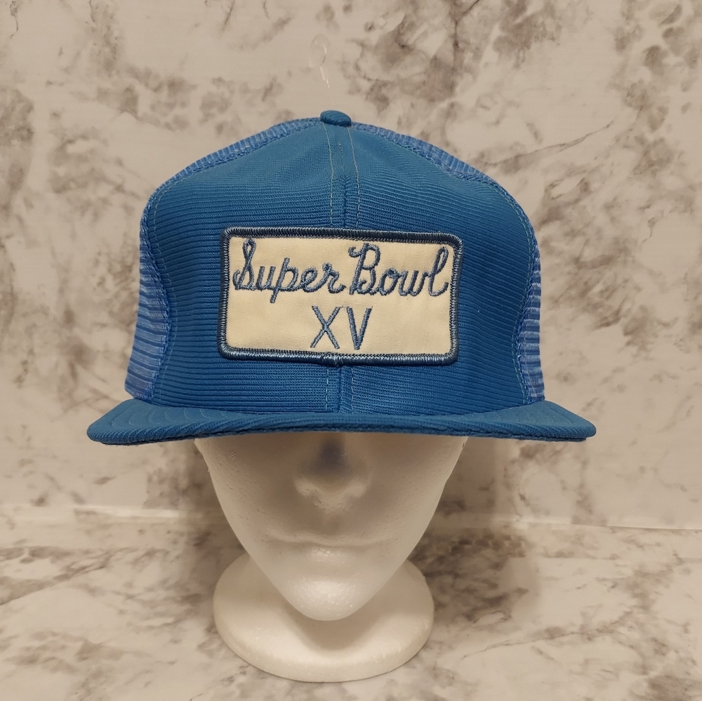 Pre-owned vintage superbowl XV trucker hat